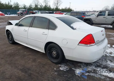 2010 Chevrolet Impala Police z USA, uszkodzony, nr VIN 2G1WD5EM8A1243349